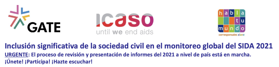 Inclusión significativa de la sociedad civil en el monitoreo global del SIDA 2021