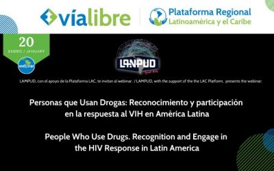 Webinar: Personas que Usan Drogas. Reconocimiento y participación en la respuesta al VIH en América Latina