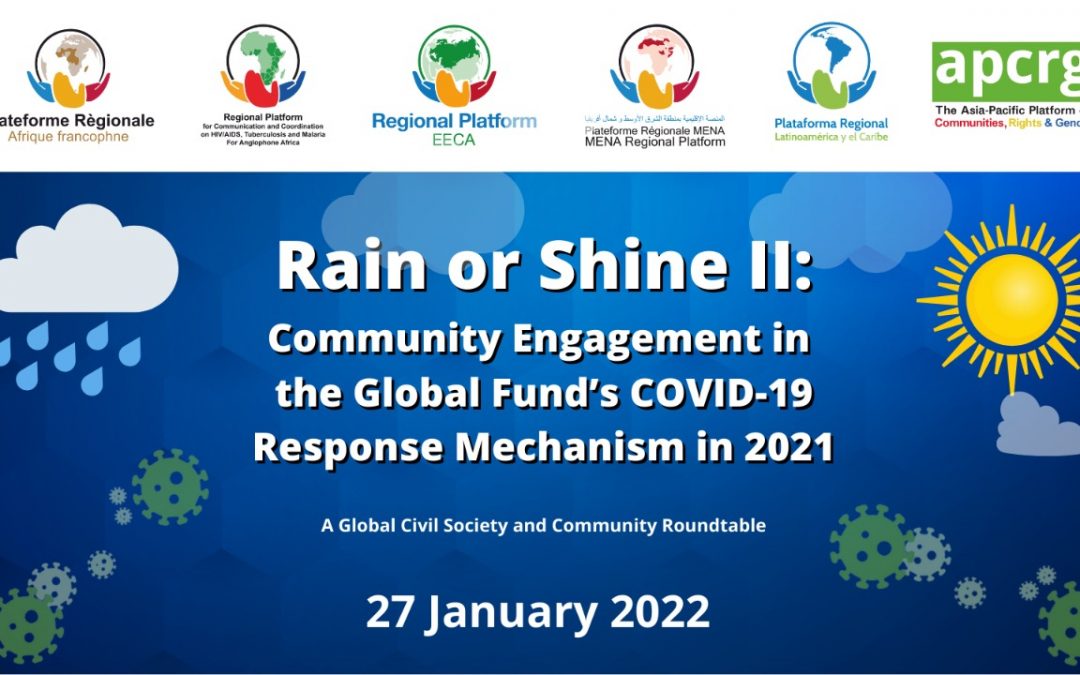 Rain or Shine II: Community Engagement in the Global Fund’s COVID-19 Response Mechanism in 2021