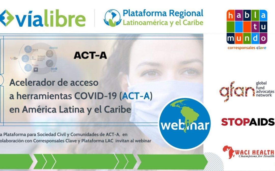 Webinar  ACT-A: América Latina y el Caribe